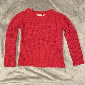 Red Knit Sweater XL